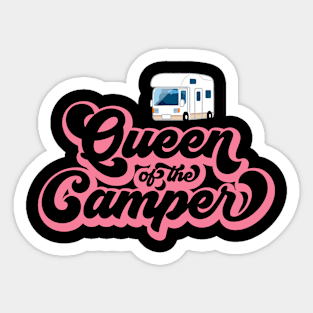 Queen Of The Camper Women’s Camping Sticker